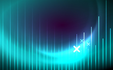 Abstract background - neon line design for Wallpaper, Banner, Background, Card, Book Illustration, landing page