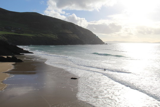 Irlande, vue de la plage (Dingle)