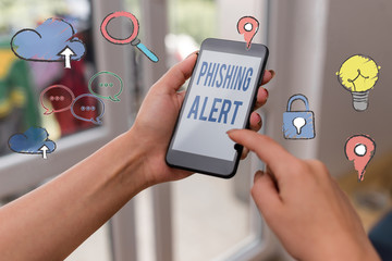 Word writing text Phishing Alert. Business photo showcasing aware to fraudulent attempt to obtain...