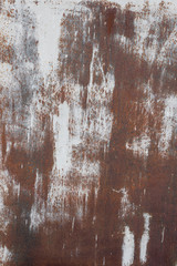 Rust paint texture in rotation, pieces of old paint.