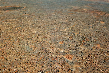 Aerial textures of Australian outback