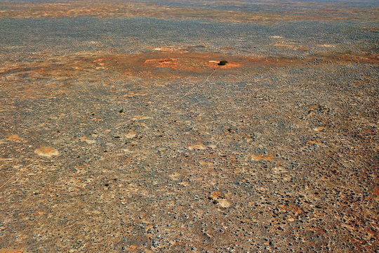 Aerial Textures Of Australian Outback