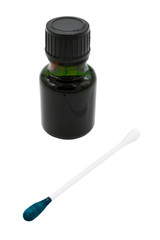 Diamond green antiseptic on a white background.