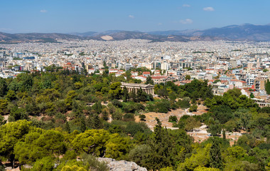 Fototapeta na wymiar Atene - panorama 