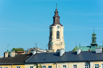 Wieża katedralna w mieście Przemyśl Polska