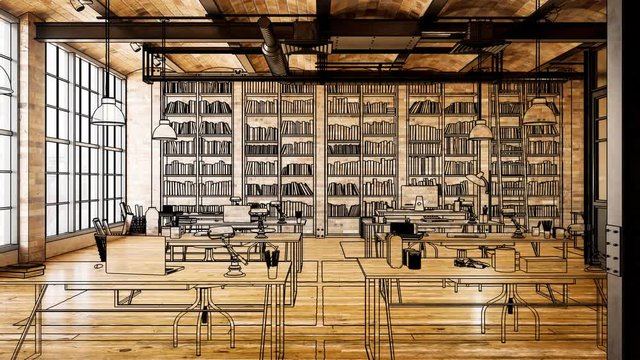 Laboratory for Art Education - loopable 3d visualization