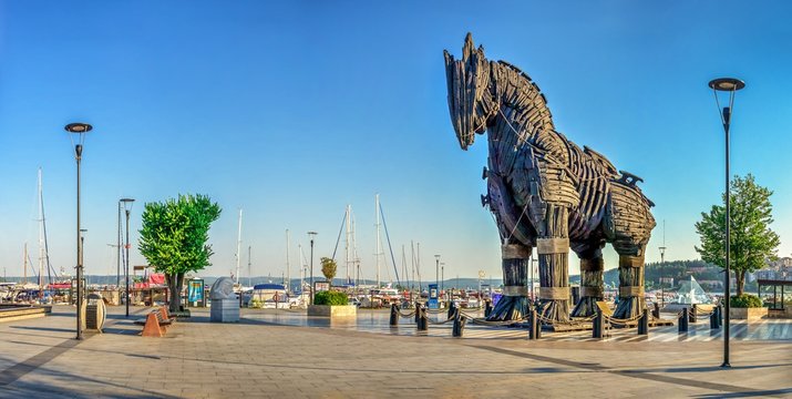 Trojan Horse In Canakkale, Turkey