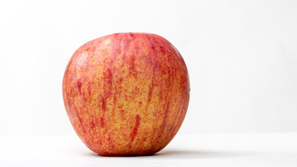 Apple fruit on white background