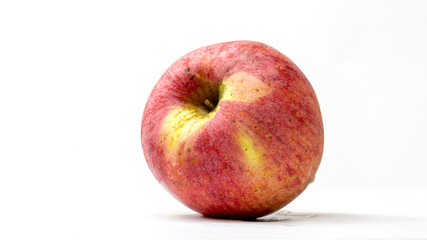 Apple fruit on white background