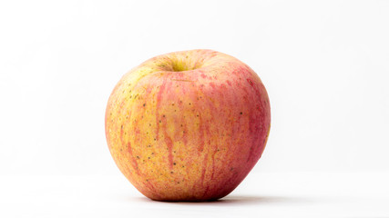 Apple fruit on white background