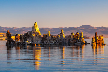 Mono Lake is a salty alkaline lake in Mono County, California, United States of America. It has an...
