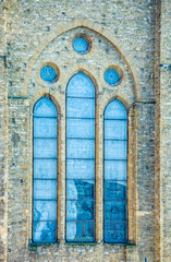 ancient window of historic building