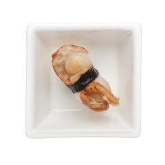 Grilled scallop nigiri sushi