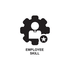 EMPLOYEE SKILL ICON , SUCCESS TALENT ICON