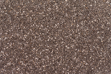 Close up chia seed as texture background