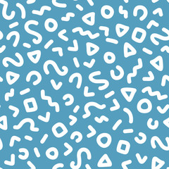 Memphis seamless pattern