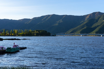 Fototapeta na wymiar 河口湖