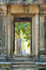 Ancient Khmer temple at Angkor, Cambodia
