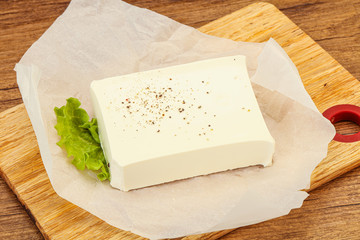 Greek cheese feta, still-life