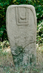 Statue-menhir à Tauriac-de-Camarès, France