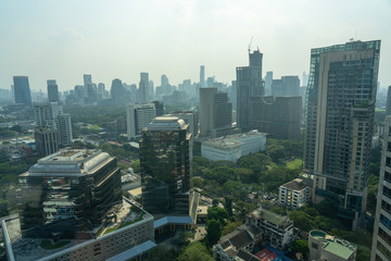 Obraz premium Krajobraz miasta Bangkoku
