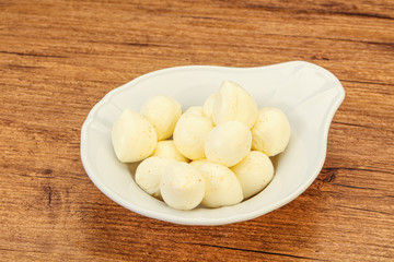 Natural tasty baby Mozarella cheese