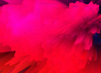 Abstract 3D explosion illustratoin. Colorful graphic design. Hight resolution  creative  background. Wallpaper for your Desk table. 