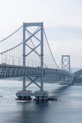 鳴門岬から見る大鳴門橋の風景