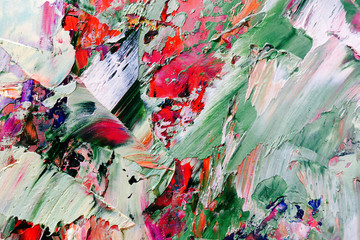 Colorful abstract background wallpaper. Modern motif visual art.  Mixtures of oil paint. Trendy...