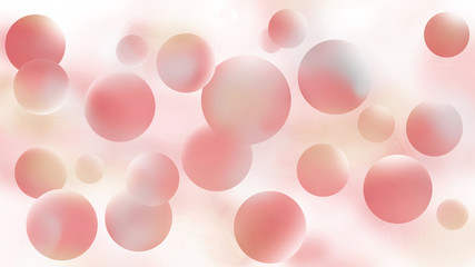 カラフルで抽象的な球体の背景