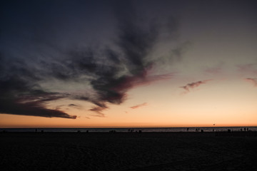 sunset at the beach. Sky. Relax. Vacation. 