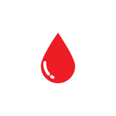 Fototapeta premium Human Blood logo template vector icon illustration design