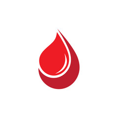 Human Blood logo template vector icon illustration design