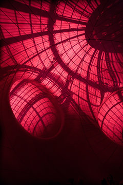 Panorama Of Anish Kapoor Art Installation: Leviathan, Monumenta 2011, Grand Palais In Paris, France 2011