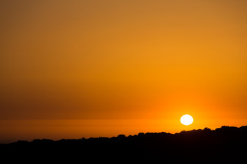 Gorgeous sunset in Essaouira in Morocco