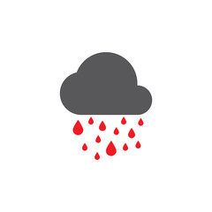 Human Blood logo template vector icon illustration design