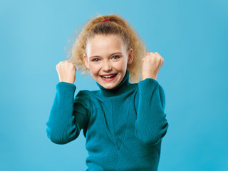 portrait of a happy young woman