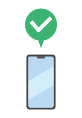 スマホ　通知　オンライン