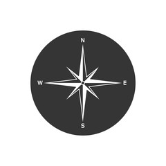 Compass icon Template vector icon illustration design