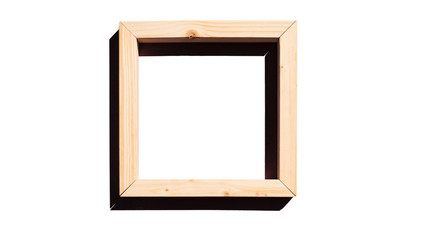 Isolierter Holzrahmen quadratisch