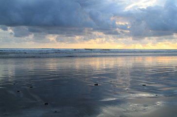 Obraz premium Costa Rica, Sunset on the Pacific Coast 