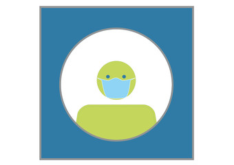 Coronavirus maschera chirurgica