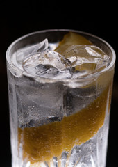 tonic and lemon cocktail