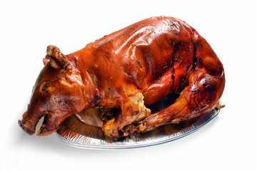 suckling pig roasted in the oven