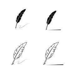 feather pen logo