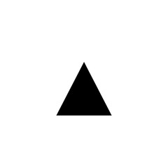 triangle icon vector