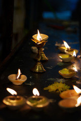 Diya oil lamp