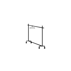 wardrobe icon vector