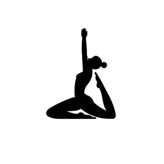 Fototapeta na wymiar morning gymnastics icon