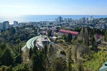 top view of the spring port city